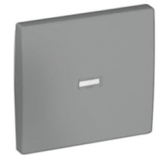 Клавіша вимикача 1кл. з підсвіткою Срібло, 50602 TPR, Efapel APOLO 5000