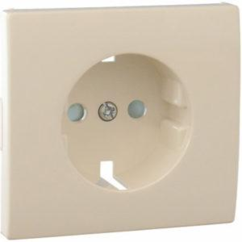 Центральна панель розетки із заслінкою 2P+Z, ШУКО Слонова кістка, 50632 TMF, Efapel APOLO 5000