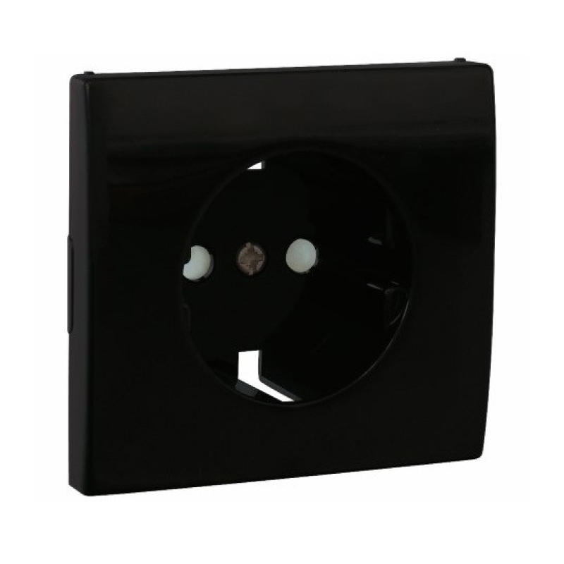 Центральна панель розетки із заслінкою 2P+Z, ШУКО Чорний матовий, 50632 TPM, Efapel APOLO 5000 Центральна панель розетки із заслінкою 2P+Z, ШУКО Чорний матовий, 50632 TPM, Efapel APOLO 5000