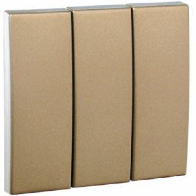 Клавіша вимикача 3 кл. Шампань, 50661 TCH, Efapel APOLO 5000