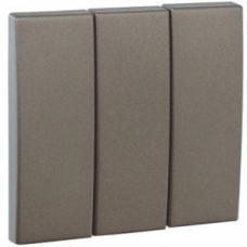 Клавіша вимикача 3 кл. Графіт, 50661 TGR, Efapel APOLO 5000