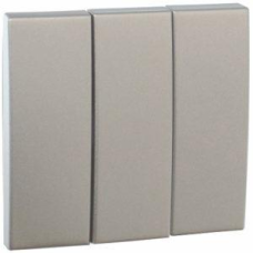 Клавіша вимикача 3 кл. Срібло, 50661 TPR, Efapel APOLO 5000