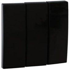 Клавіша вимикача 3 кл. Чорний, 50661 TPT, Efapel APOLO 5000