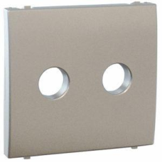 Центральна панель розетки аудіо Срібло, 50713 TPR, Efapel APOLO 5000