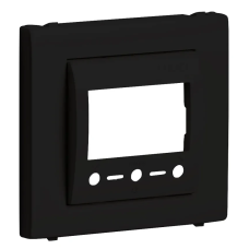 Центральна панель термостата програмованого Чорний матовий, 50748 TPM, Efapel APOLO 5000