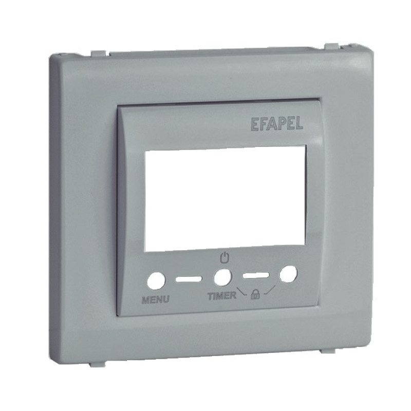 Центральна панель термостата Срібло, 50749 TPR, Efapel APOLO 5000 Центральна панель термостата Срібло, 50749 TPR, Efapel APOLO 5000