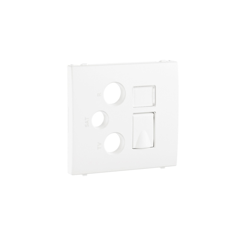 Центральна панель розетки мультимедійної R-TV-ST RJ45 Білий матовий, 50770 TBM, Efapel APOLO 5000 Центральна панель розетки мультимедійної R-TV-ST RJ45 Білий матовий, 50770 TBM, Efapel APOLO 5000