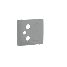 Центральна панель розетки мультимедійної R-TV-ST 2хRJ45 Срібло, 50773 TPR, Efapel APOLO 5000