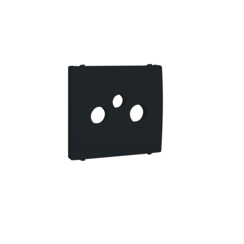 Центральна панель розетки телевізійної R-TV-SАT Чорний матовий, 50775 TPM, Efapel APOLO 5000 Центральна панель розетки телевізійної R-TV-SАT Чорний матовий, 50775 TPM, Efapel APOLO 5000