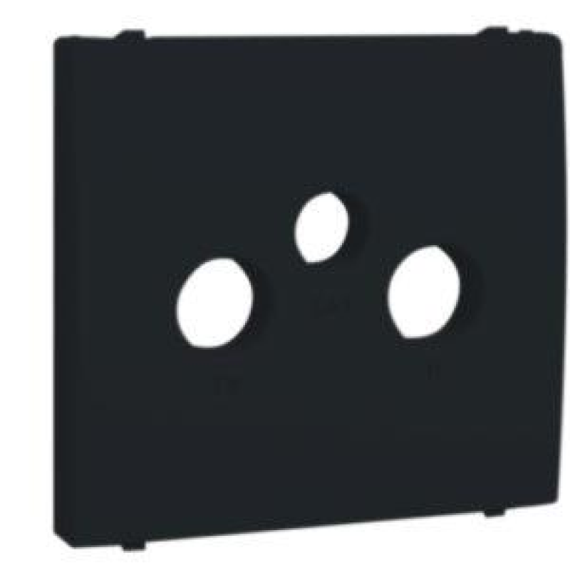 Центральна панель розетки телевізійної R-TV-SАT Чорний, 50775 TPT, Efapel APOLO 5000 Центральна панель розетки телевізійної R-TV-SАT Чорний, 50775 TPT, Efapel APOLO 5000