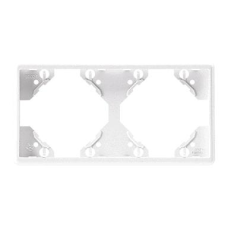 Рамка 2-міс. горизонт. Білий матовий, 50921 TBM, Efapel APOLO 5000