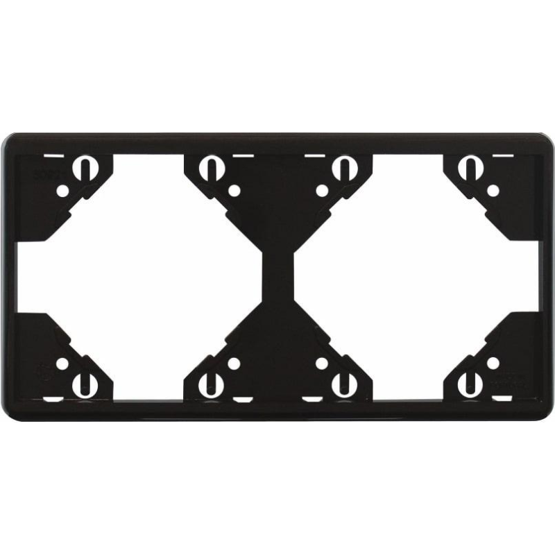 Рамка 2-міс. горизонт. Чорний матовий, 50921 TPM, Efapel APOLO 5000 Рамка 2-міс. горизонт. Чорний матовий, 50921 TPM, Efapel APOLO 5000