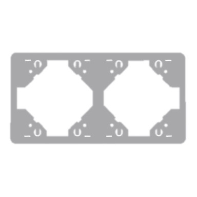 Рамка 2-міс. горизонт. Срібло, 50921 TPR, Efapel APOLO 5000 Рамка 2-міс. горизонт. Срібло, 50921 TPR, Efapel APOLO 5000