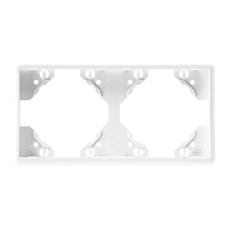 Рамка 2-міс. котик. Белый, 50922 TBR, Efapel APOLO 5000