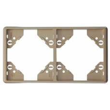 Рамка 2-міс. котик. Платина, 50922 TPL, Efapel APOLO 5000