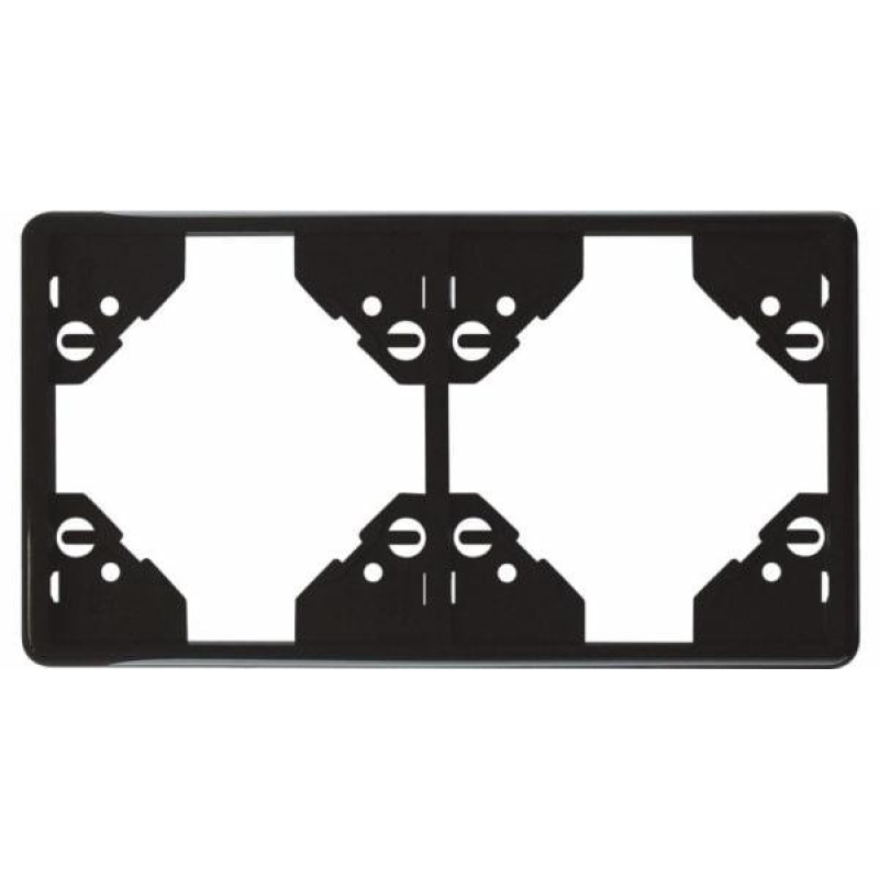 Рамка 2-міс. котик. Чорний матовий, 50922 TPM, Efapel APOLO 5000 Рамка 2-міс. котик. Чорний матовий, 50922 TPM, Efapel APOLO 5000