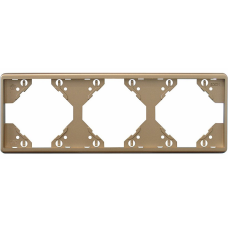 Рамка 3-міс. горизонт. Шампань, 50931 TCH, Efapel APOLO 5000