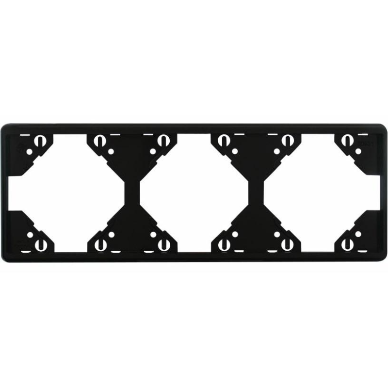 Рамка 3-міс. горизонт. Чорний матовий, 50931 TPM, Efapel APOLO 5000 Рамка 3-міс. горизонт. Чорний матовий, 50931 TPM, Efapel APOLO 5000