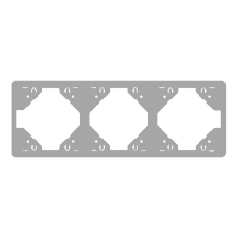 Рамка 3-міс. горизонт. Срібло, 50931 TPR, Efapel APOLO 5000 Рамка 3-міс. горизонт. Срібло, 50931 TPR, Efapel APOLO 5000