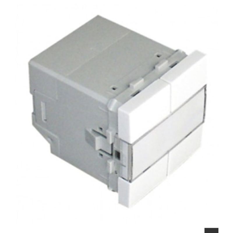 Механізм кнопки низького напругу. 4-кнопочний 2-мод. Білий 45164 SBR Efapel Quadro 45 Механізм кнопки низького напругу. 4-кнопочний 2-мод. Білий 45164 SBR Efapel Quadro 45