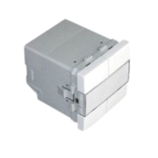 Механізм кнопки низького напругу. 4-кнопочний 2-мод. Білий мат 45164 SBM Efapel Quadro 45