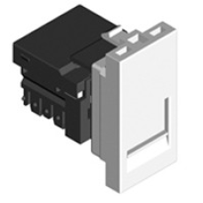 Механізм 1хRJ45 CAT.5E UTP CONNECT 1-мод. Білий 45975 SBR Efapel Quadro 45