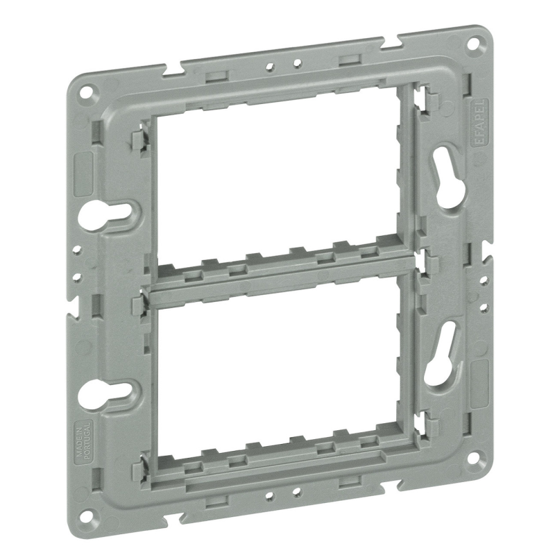 Супорт для механізмів 3+3 мод., 41995, Efapel Quadro 45 Супорт для механізмів 3+3 мод., 41995, Efapel Quadro 45