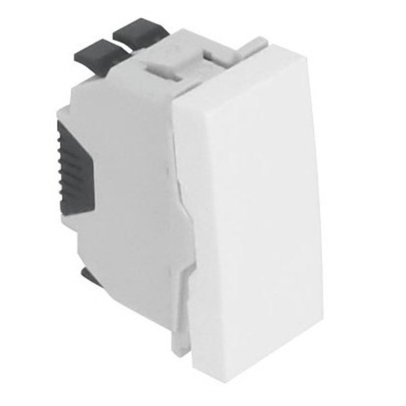 Вимикач Quadro45 1-кл. 1-мод. Біла мата 45010 SBM Efapel Вимикач Quadro45 1-кл. 1-мод. Біла мата 45010 SBM Efapel