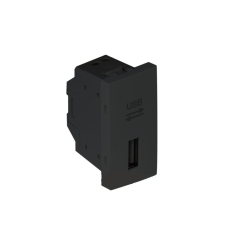 Розетка USB 1-мод. Чорний матовий 45437 SPM Quadro 45 Efapel