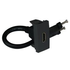 Розетка HDMI з роз“ємом 1-мод. Чорний матовий 45435 SPM Quadro 45 Efapel