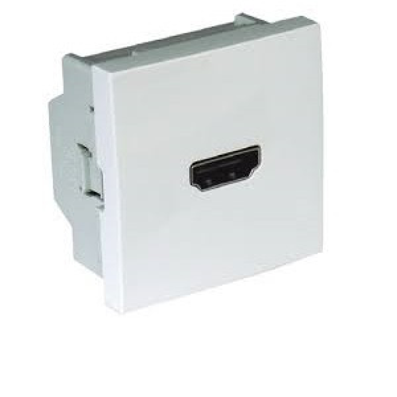 Розетка HDMI з гвинтовим роз“ємом 2-мод. Білий 45436 SBR Quadro 45 Efapel Розетка HDMI з гвинтовим роз“ємом 2-мод. Білий 45436 SBR Quadro 45 Efapel