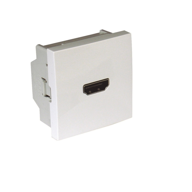 Розетка HDMI з гвинтовим роз“ємом 2-мод. Слонова кістка 45436 SMF, Quadro 45, Efapel