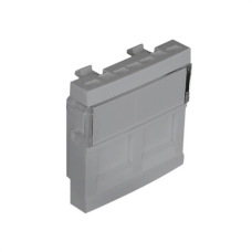 Панель для 2хRJ45 CONNECT 2-мод. Алюміній 45971 SAL Quadro 45 Efapel
