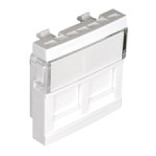 Панель для 2хRJ45 CONNECT 2-мод. Білий 45971 SBR Quadro 45 Efapel