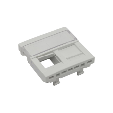 Панель для 2хRJ45 CONNECT 2-мод. Білий матовий 45971 SBM Quadro 45 Efapel
