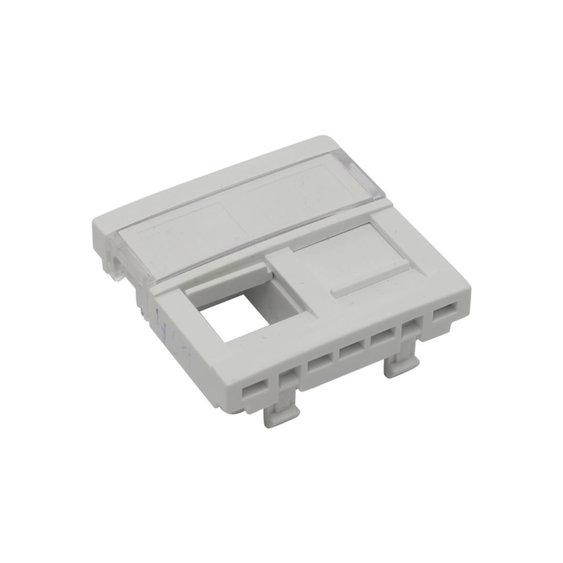 Панель для 2хRJ45 CONNECT 2-мод. Білий матовий 45971 SBM Quadro 45 Efapel Панель для 2хRJ45 CONNECT 2-мод. Білий матовий 45971 SBM Quadro 45 Efapel