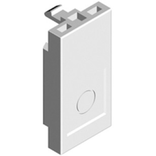 Панель заглушки під кабель коаксальний 1-мод. Белый 45970 SBR Quadro 45 Efapel