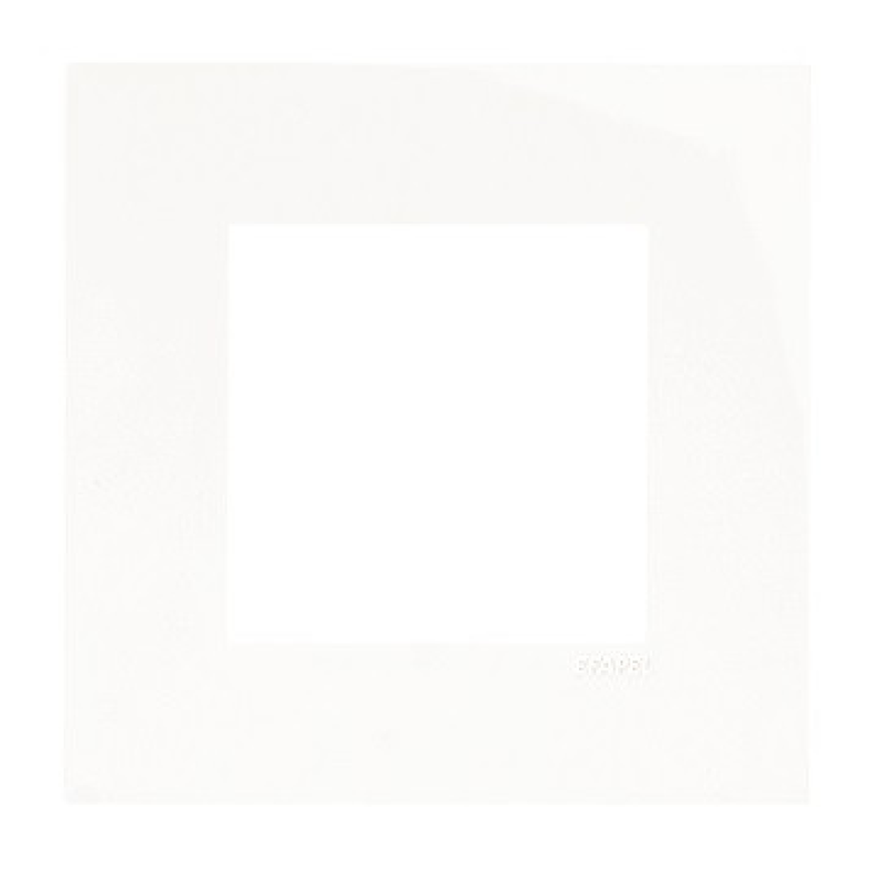 Рамка 1-місна квадрат. Белая 45910 TBR, Quadro 45, Efapel Рамка 1-місна квадрат. Белая 45910 TBR, Quadro 45, Efapel