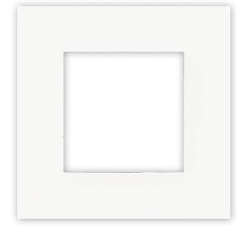 Рамка 1-місна квадрат. Біла матова 45910 TBM, Quadro 45, Efapel Рамка 1-місна квадрат. Біла матова 45910 TBM, Quadro 45, Efapel