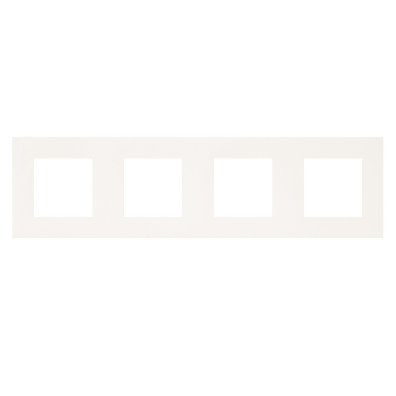 Рамка 4-місна квадрат. Белая 45940 TBR, Quadro 45, Efapel Рамка 4-місна квадрат. Белая 45940 TBR, Quadro 45, Efapel