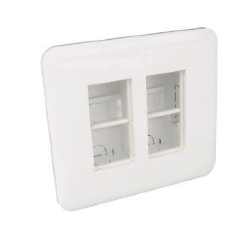 Вбудований корпус 2X4 мод. Белый, 83401 SBR, Efapel Quadro 45 Вбудований корпус 2X4 мод. Белый, 83401 SBR, Efapel Quadro 45