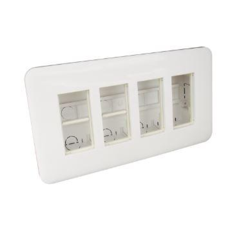 Вбудований корпус 4X4 мод. Белый, 83403 SBR, Efapel Quadro 45 Вбудований корпус 4X4 мод. Белый, 83403 SBR, Efapel Quadro 45