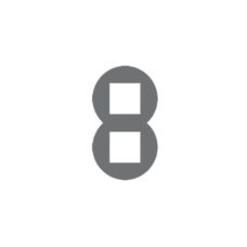 Рамка 2-місна кругла. Алюминий  43920 TAL, Quadro 45, Efapel