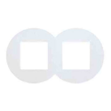 Рамка 2-місна кругла. Белая  43920 TBR, Quadro 45, Efapel