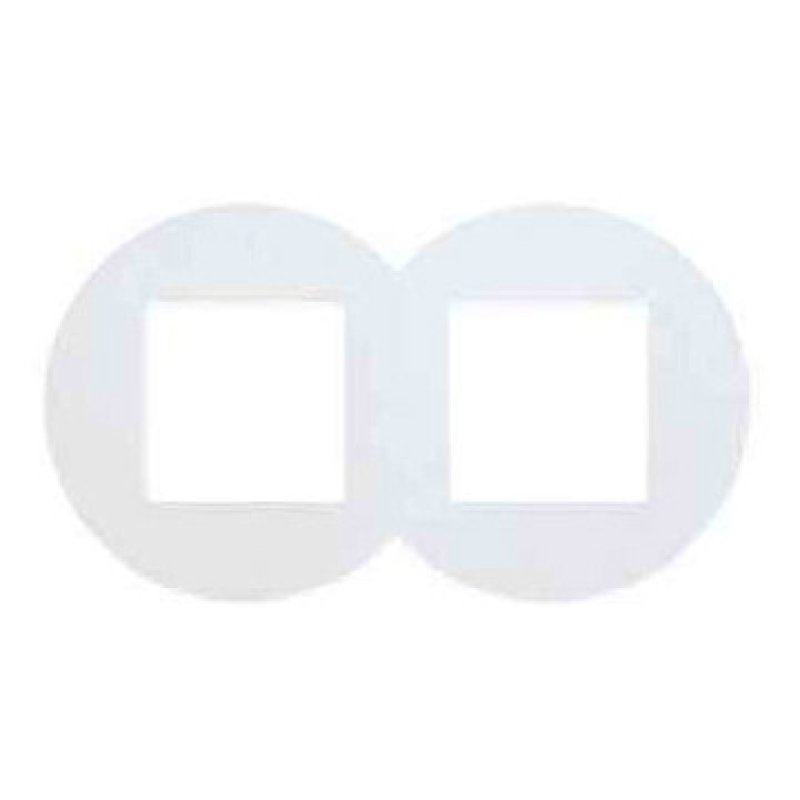 Рамка 2-місна кругла. Белая 43920 TBR, Quadro 45, Efapel Рамка 2-місна кругла. Белая 43920 TBR, Quadro 45, Efapel