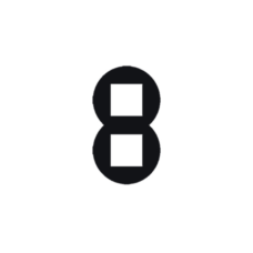 Рамка 2-місна кругла. Чорна матова 43920 TPM, Quadro 45, Efapel