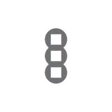 Рамка 3-місна кругла. Алюминий  43930 TAL, Quadro 45, Efapel