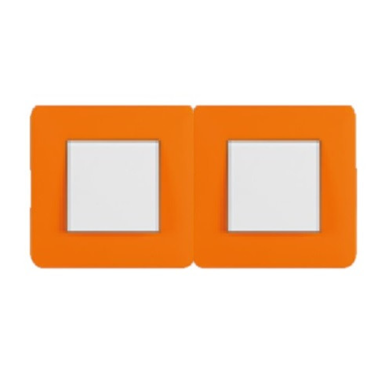 Рамка 2-а EFAPEL LATINA LYRA жовтогарячий 42920 TLR Рамка 2-а EFAPEL LATINA LYRA жовтогарячий 42920 TLR