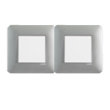 Рамка 2-а EFAPEL LATINA METALLUM алюміній 42920 TLU