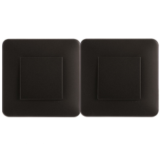 Рамка 2 EFAPEL LATINA CROMA матовий чорний/хром 42920 TPH